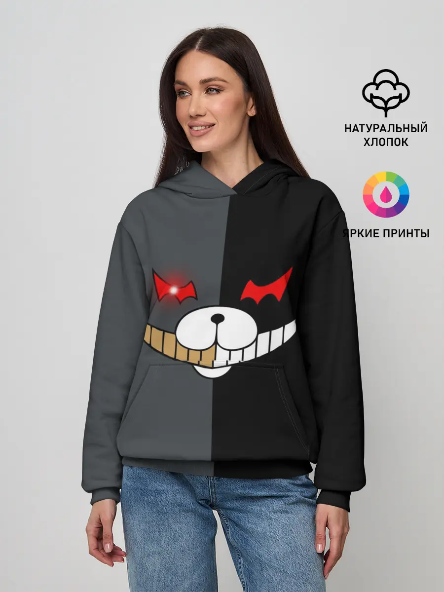 Женское худи / KUROKUMA x MONOKUMA