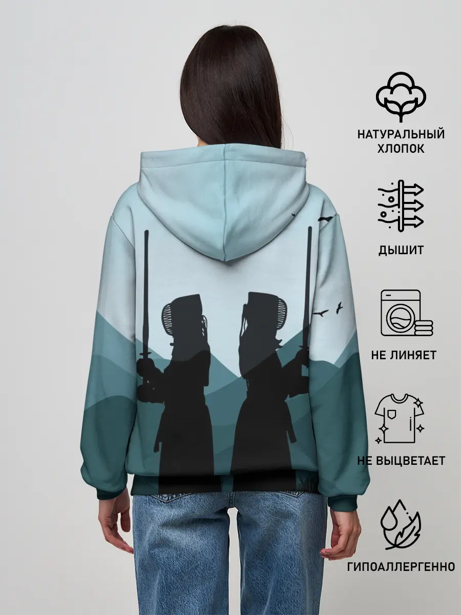 Женское худи / Тренировка кендо