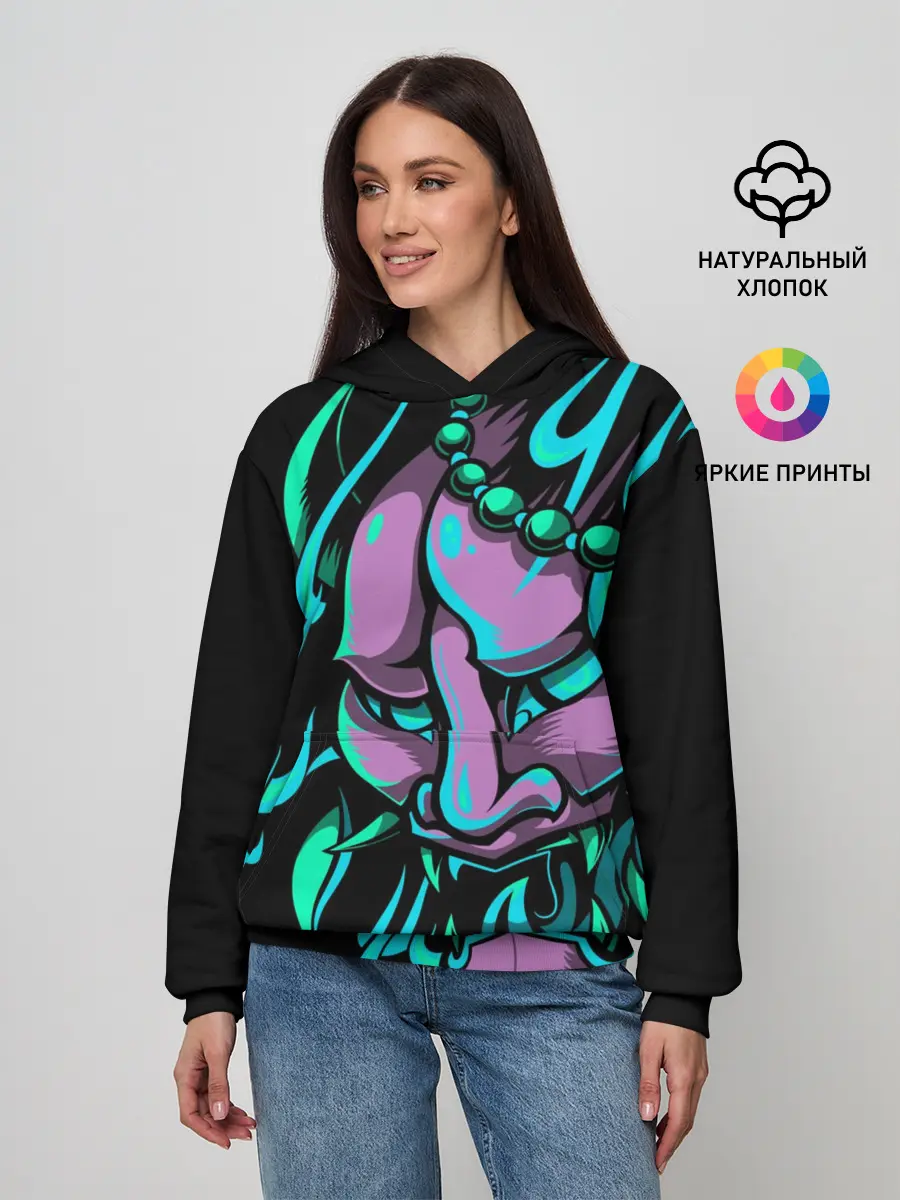 Женское худи / Демон Они