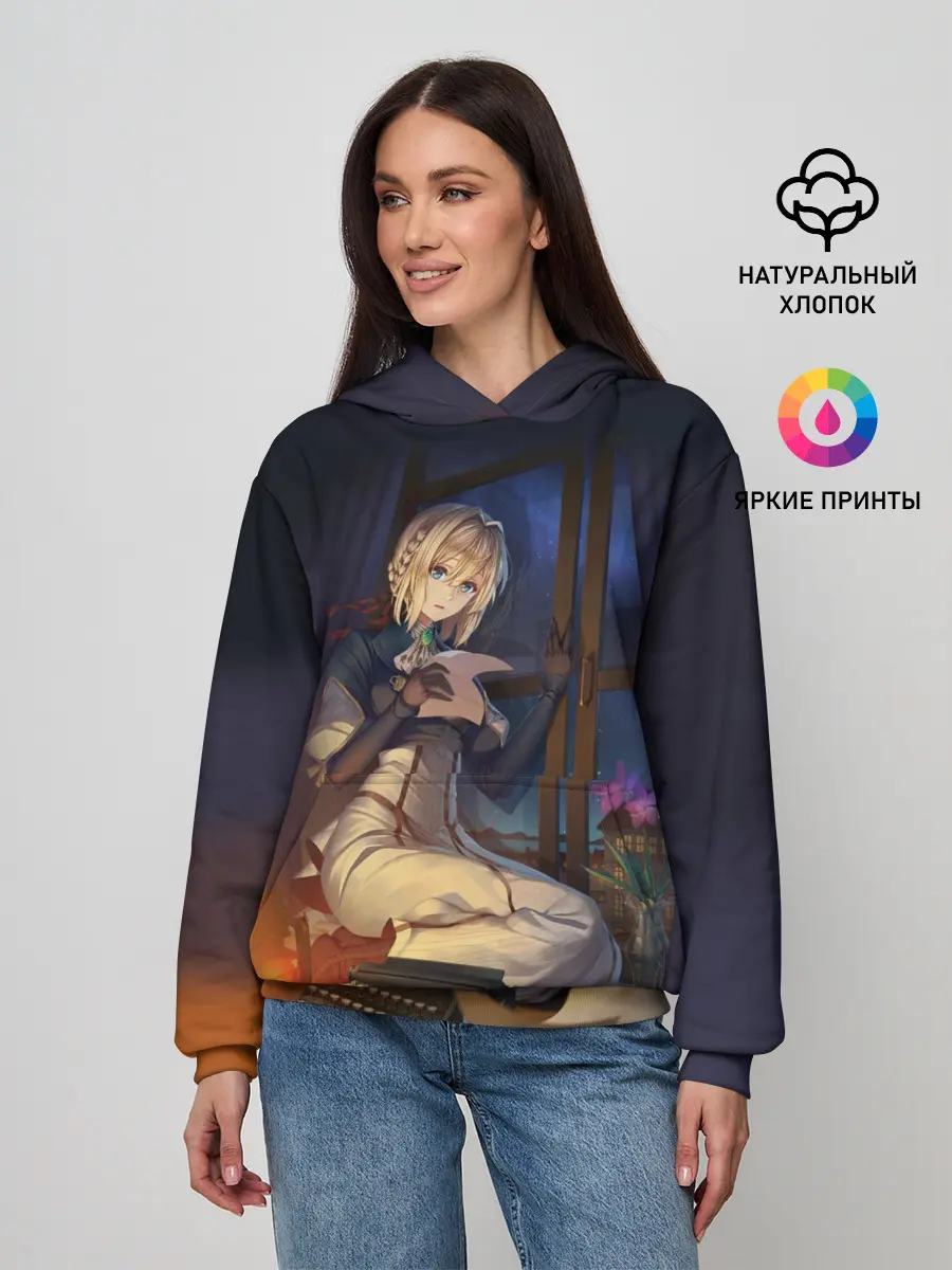 Женское худи / Violet Evergarden