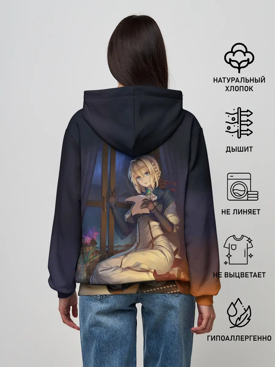 Женское худи / Violet Evergarden