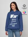 Женское худи / WAR NEVER CHANGES