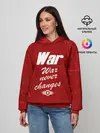 Женское худи / WAR NEVER CHANGES