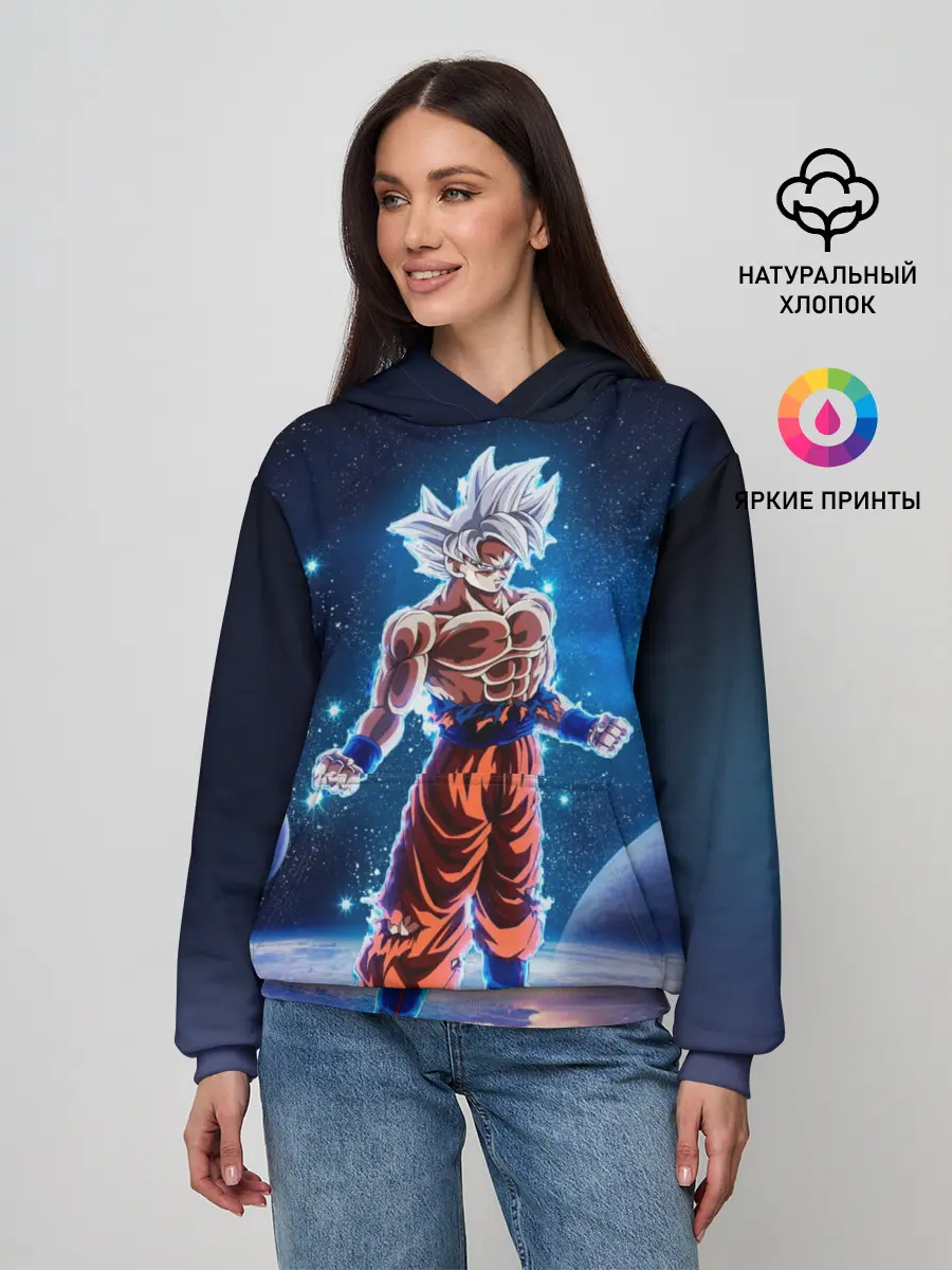 Женское худи / Goku on a planet