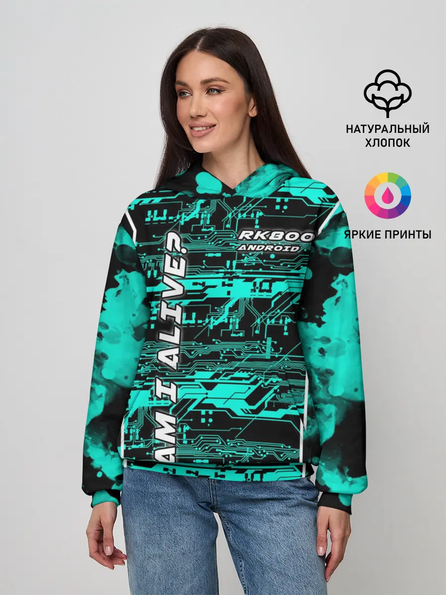 Женское худи / Detroit: AM I ALIVE?