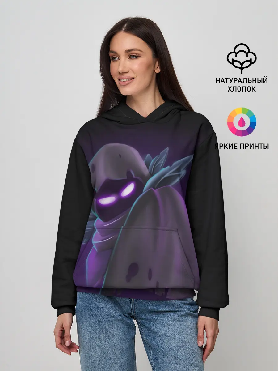 Женское худи / Fortnite. Nevermore