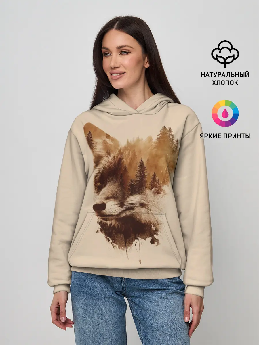 Женское худи / Лесной Лис