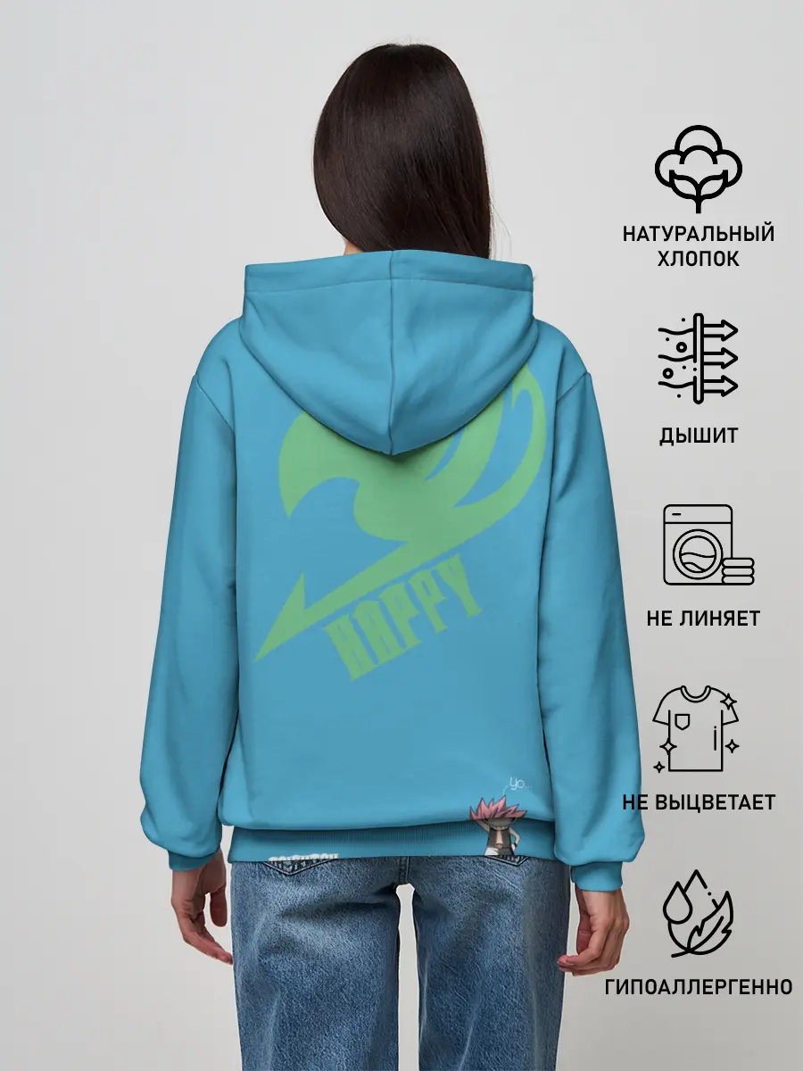 Женское худи / Хэппи и Нацу Драгнил