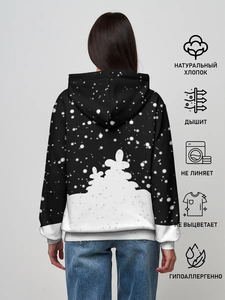 Женское худи / Поросенок в цилиндре