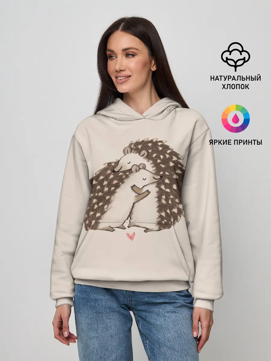 Женское худи / Любовь Ежиков