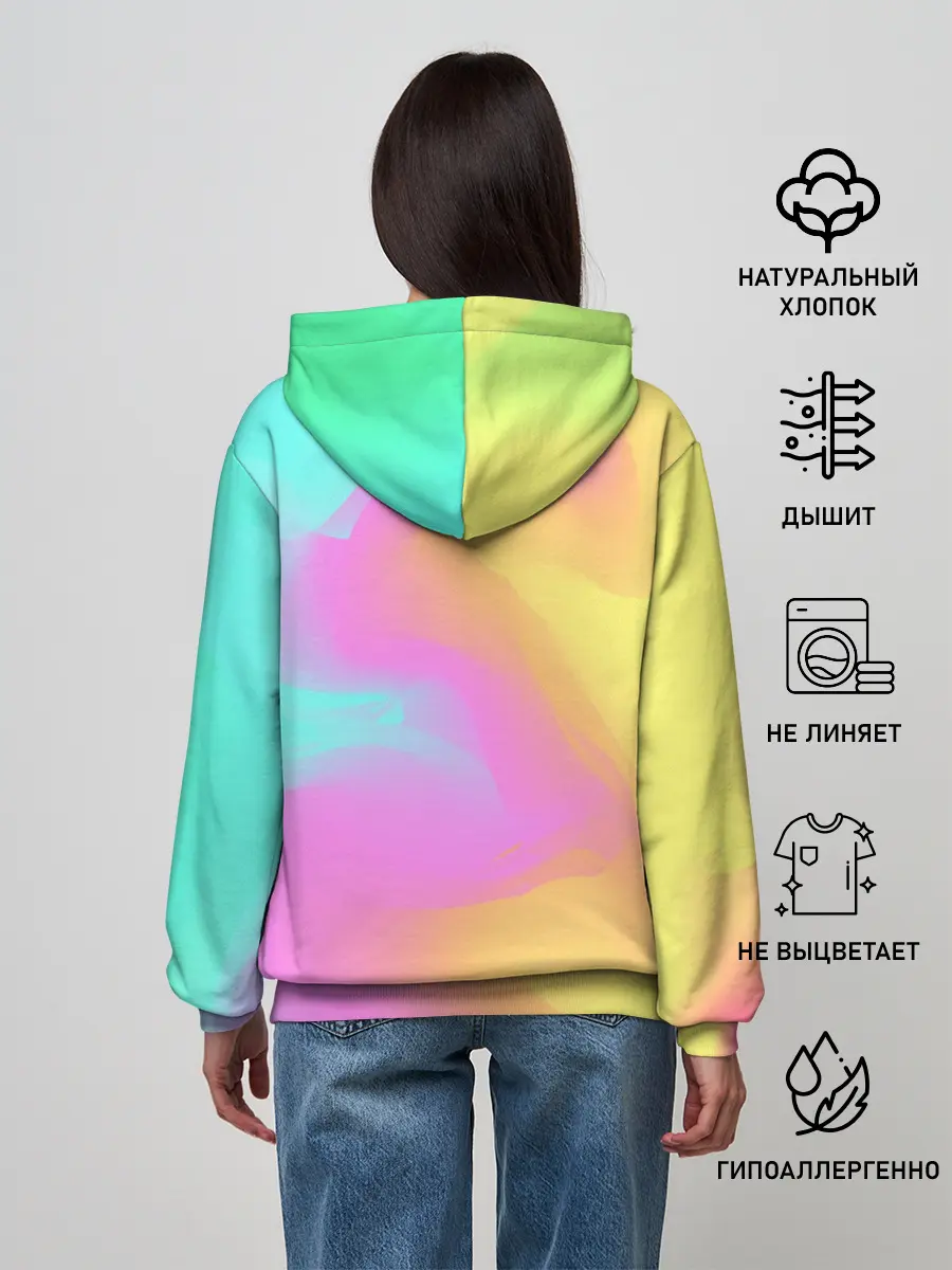 Женское худи / Кислотная Гипножаба