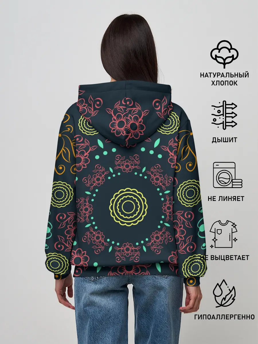 Женское худи / Ornamental death