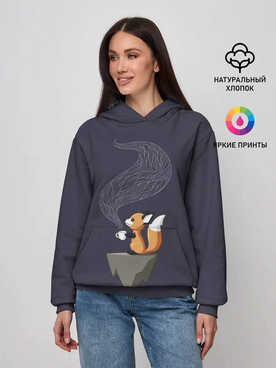 Женское худи / Coffee Fox