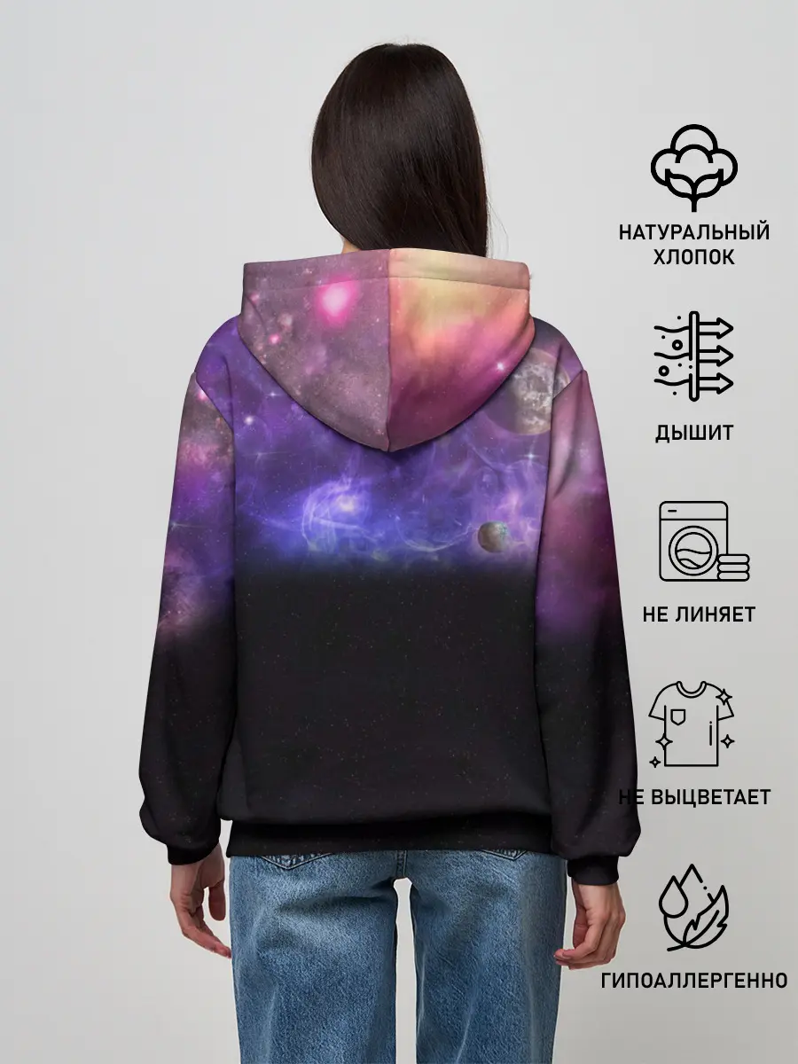 Женское худи / Elon Musk space Илон Маск