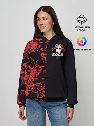 Женское худи / I Love Rock