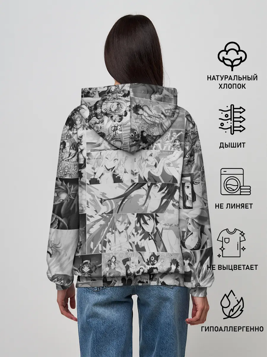 Женское худи / Все герои Фейри Тейл