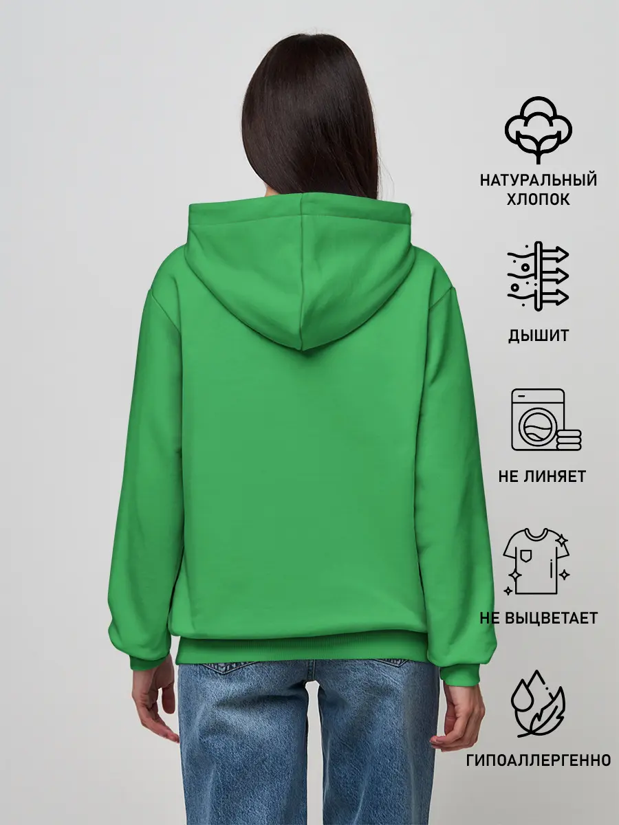 Женское худи / New Year Hipster Pig