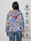 Женское худи / Дорожные знаки. Стикербомбинг