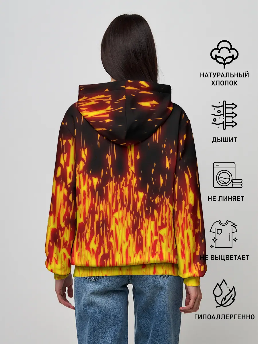 Женское худи / FIRE PUMPKIN
