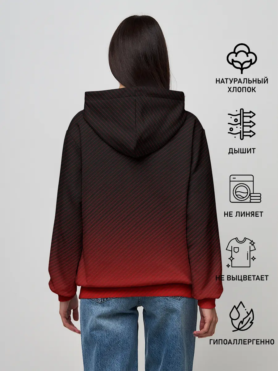 Женское худи / RED CARBON