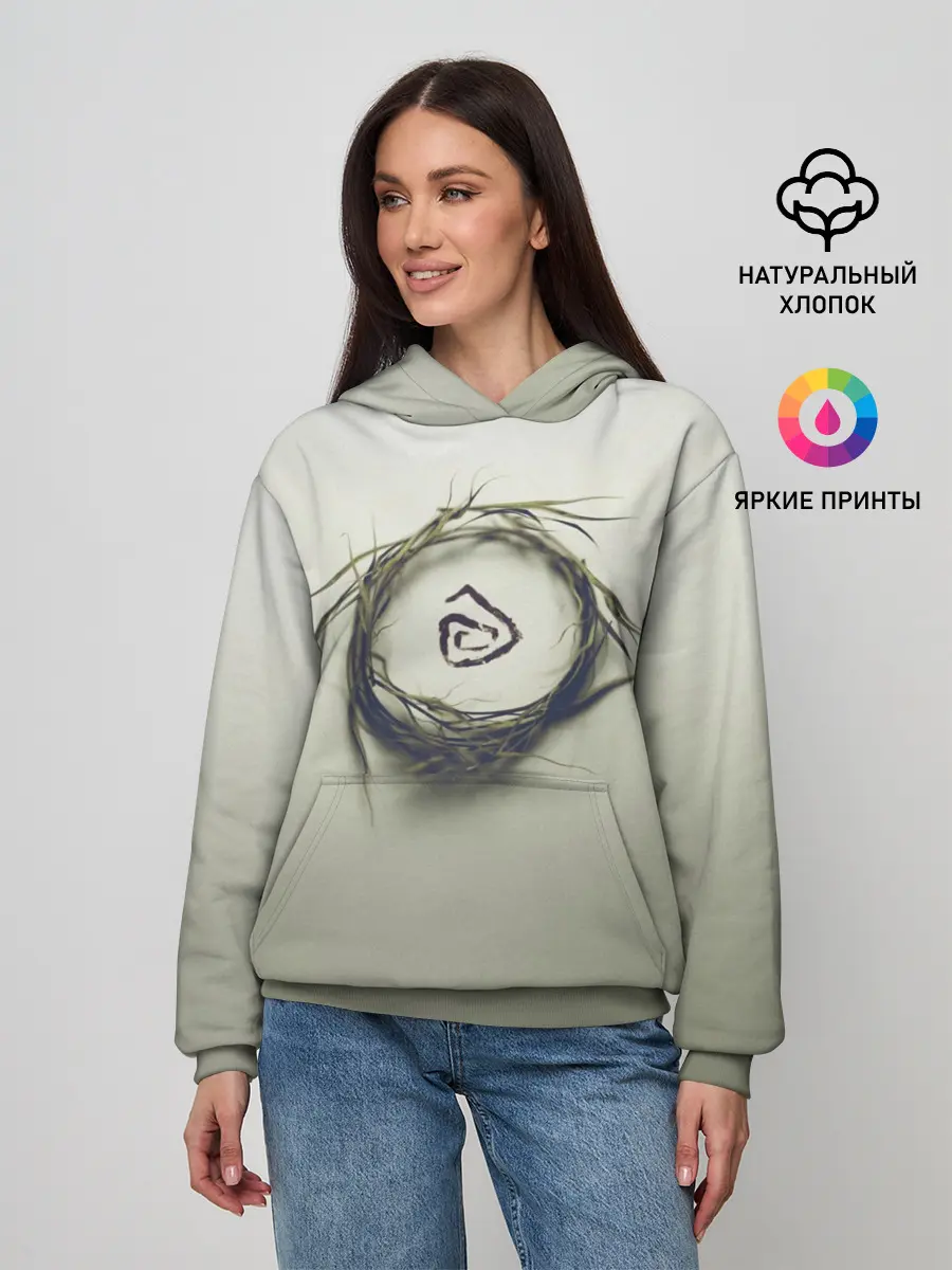 Женское худи / Настоящий Детектив Символ