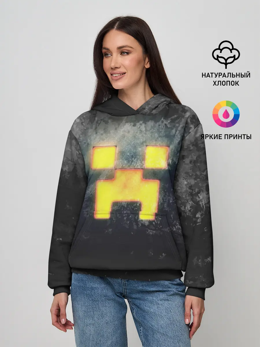 Женское худи / BLACK Creeper