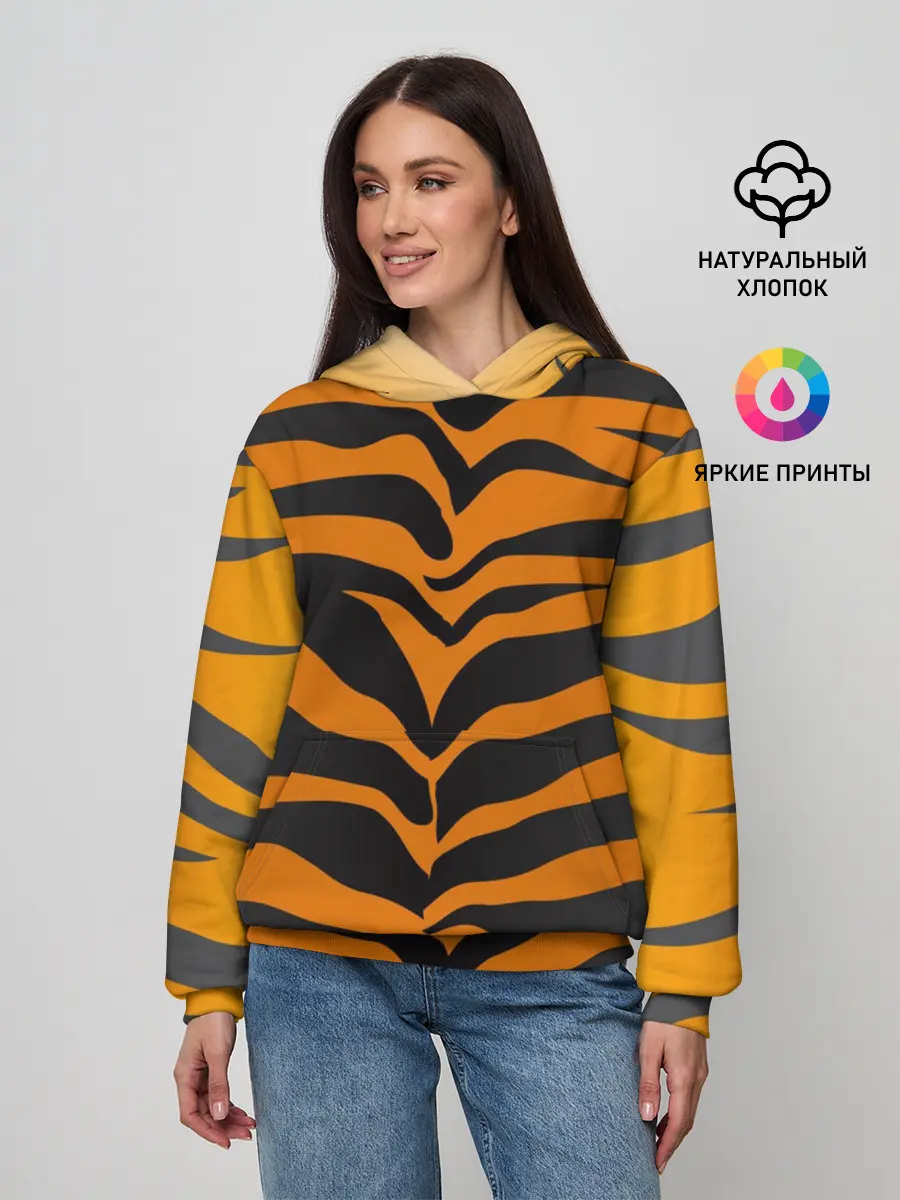 Женское худи / Тигр
