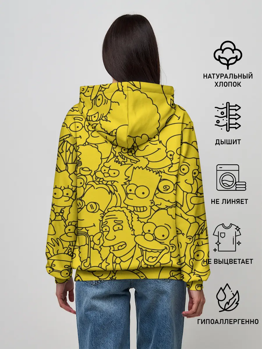 Женское худи / Симпсоны