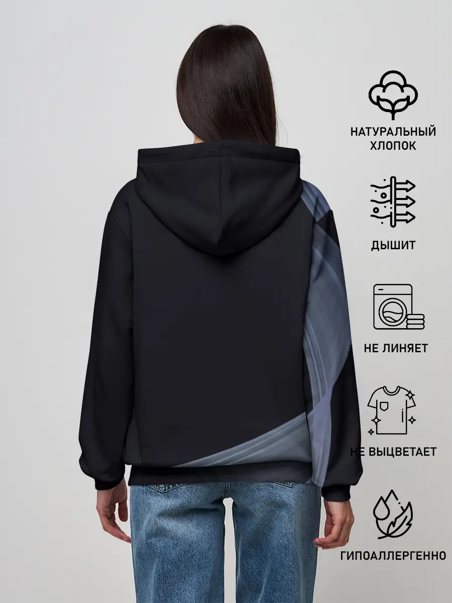 Женское худи / Tesla Model 3