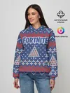 Женское худи / НОВОГОДНИЙ FORTNITE