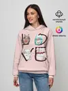 Женское худи / LOVE зверушки