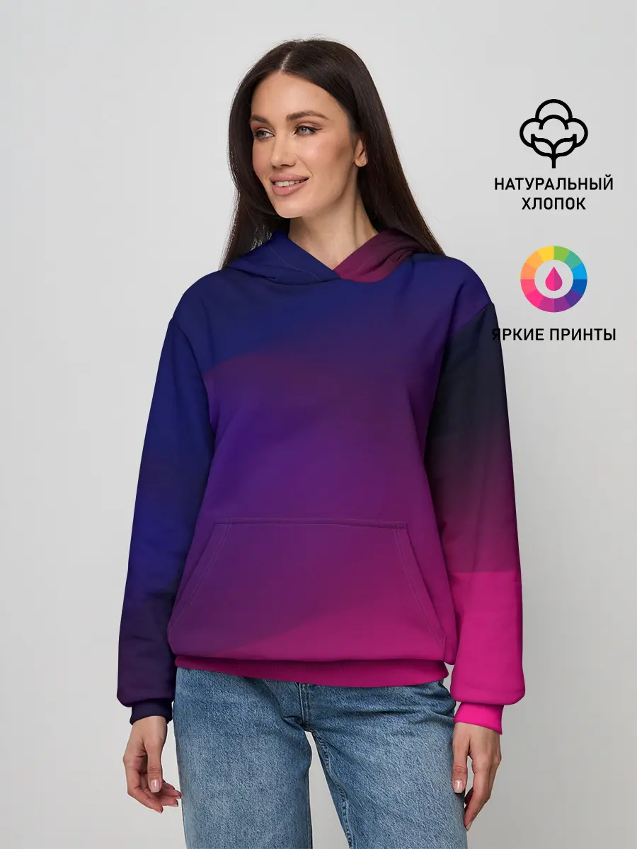 Женское худи / Abstract simple colors