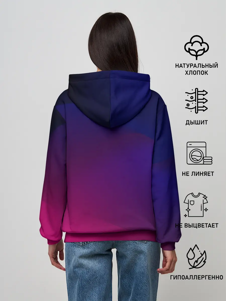 Женское худи / Abstract simple colors