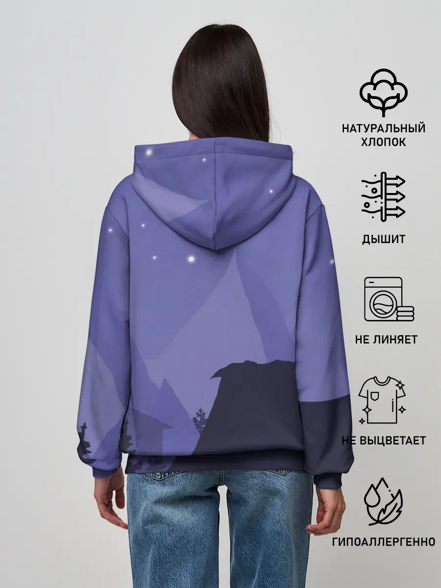 Женское худи / Ночной PUBG