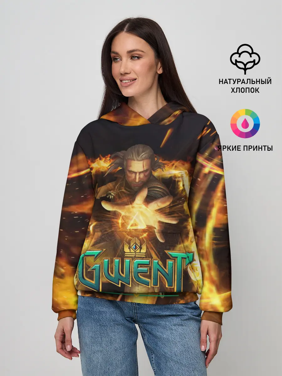 Женское худи / GWENT: The Witcher Card Game