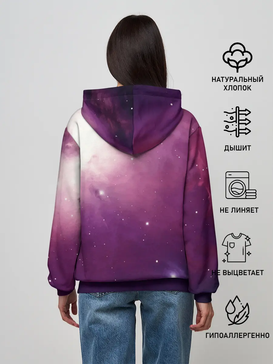 Женское худи / Космическая Лиса