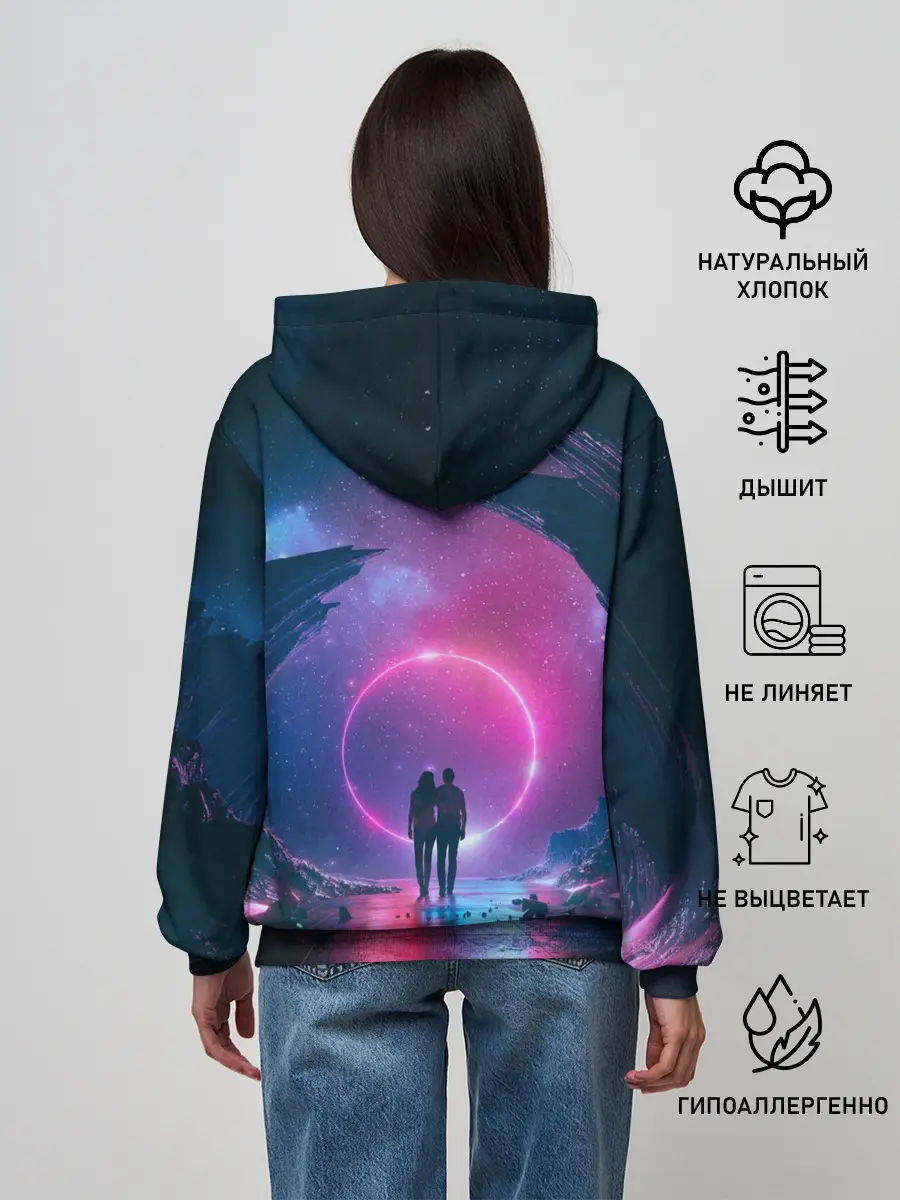 Женское худи / Любовь в космосе