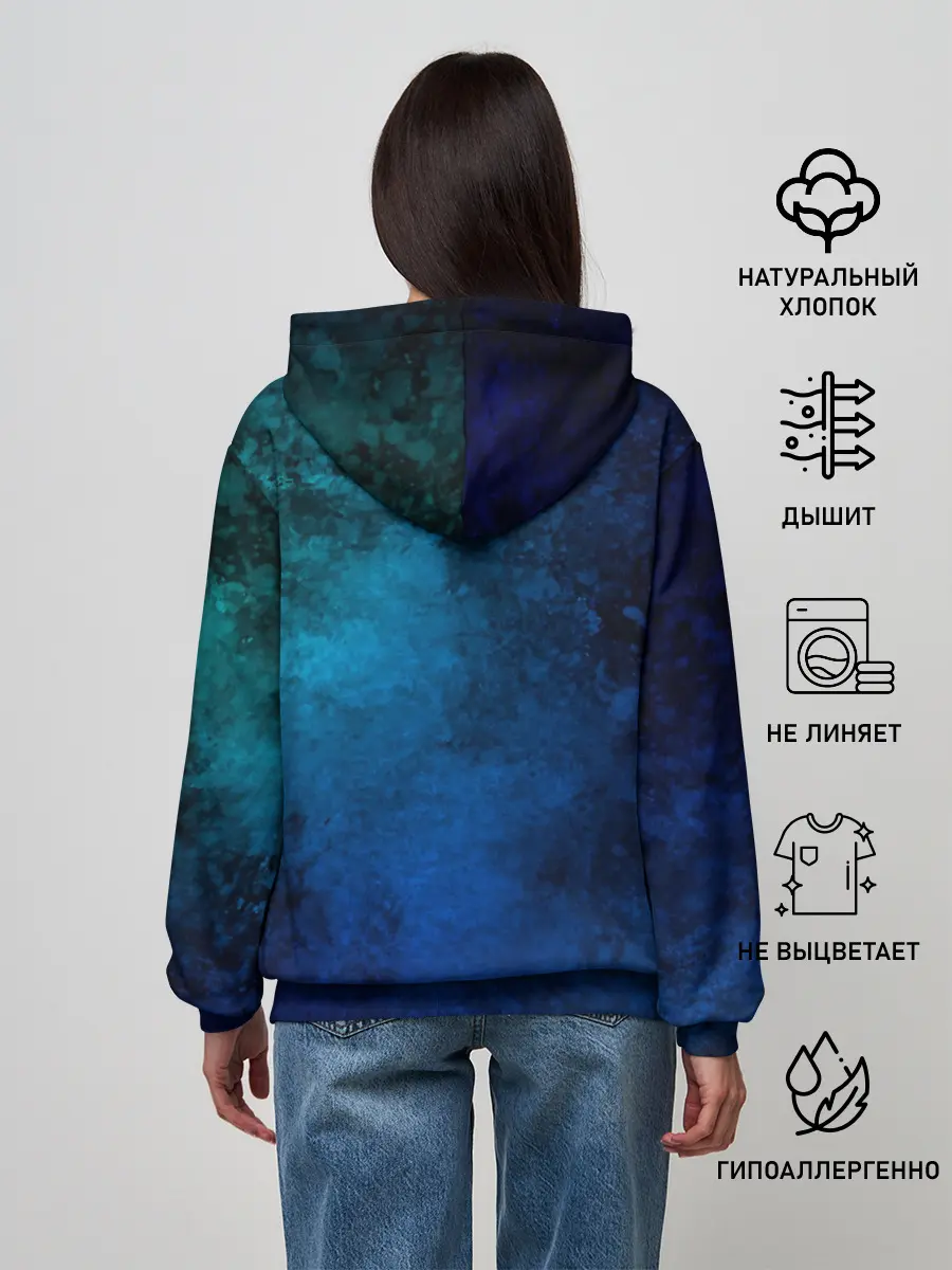 Женское худи / Абстракция