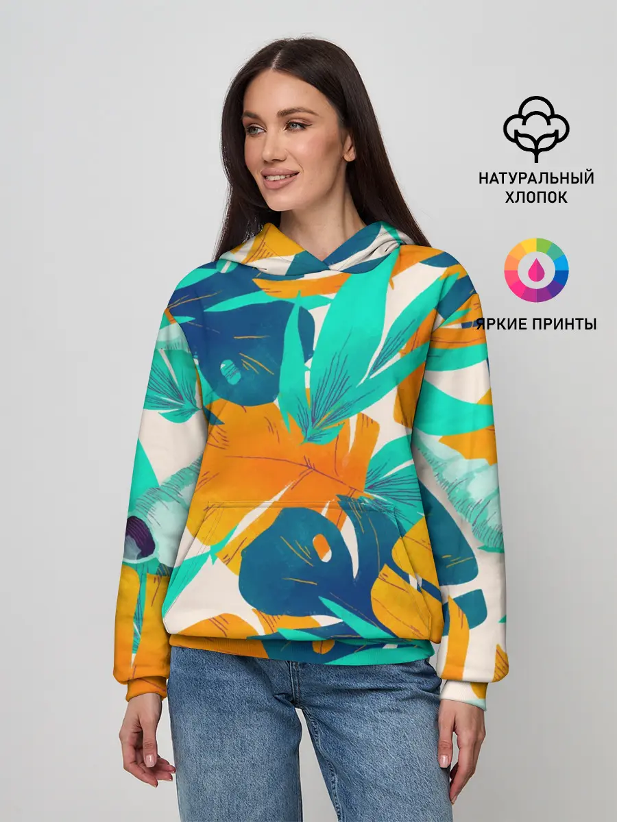 Женское худи / Тропики