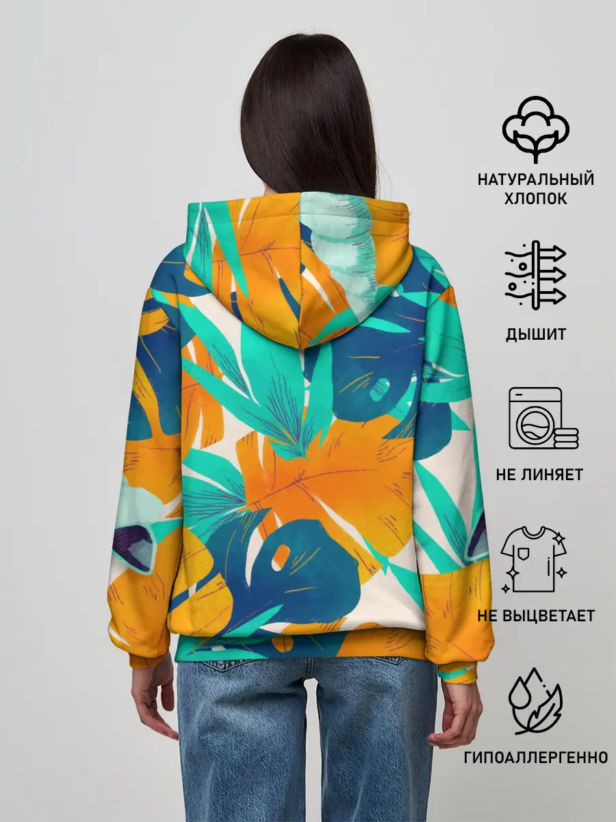 Женское худи / Тропики