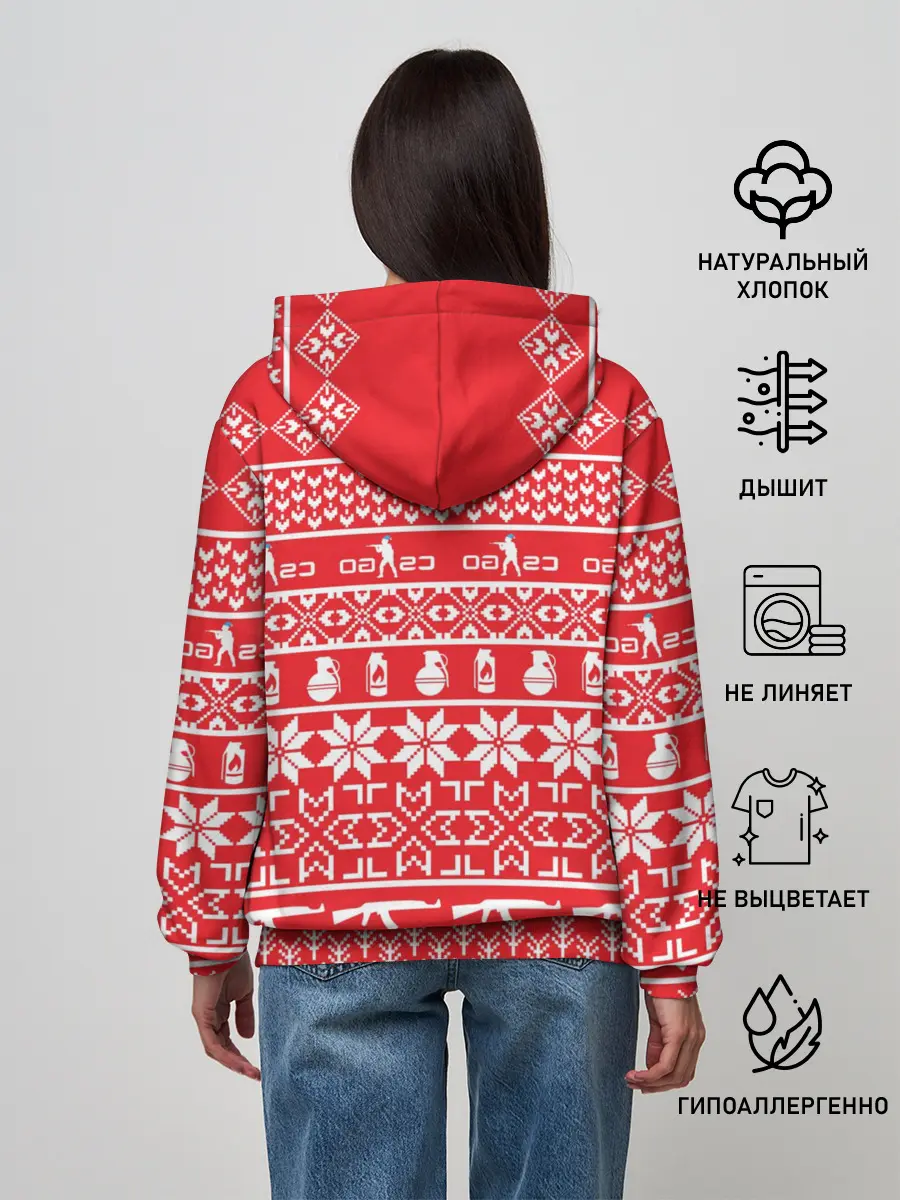 Женское худи / Новый год #9