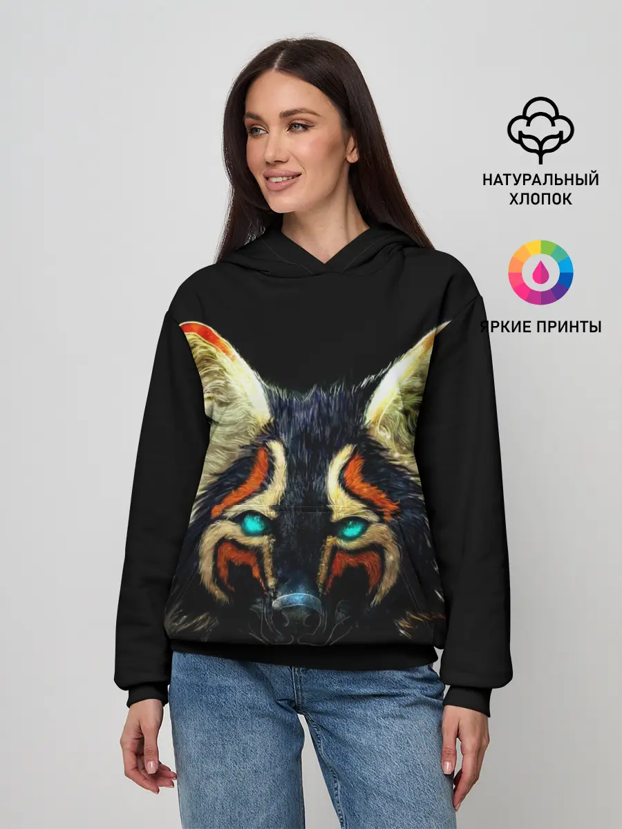 Женское худи / Рыжий лис