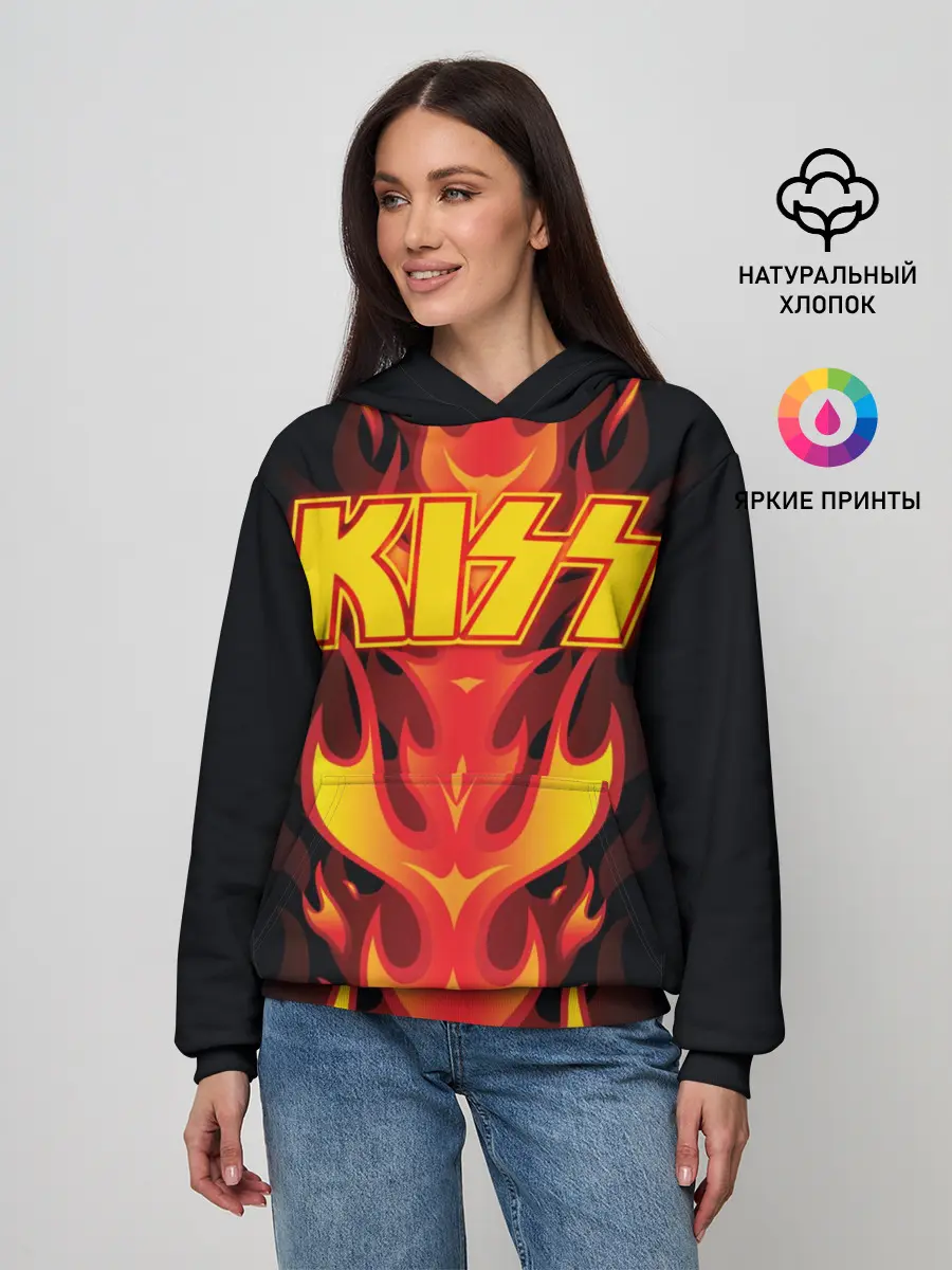 Женское худи / Kiss