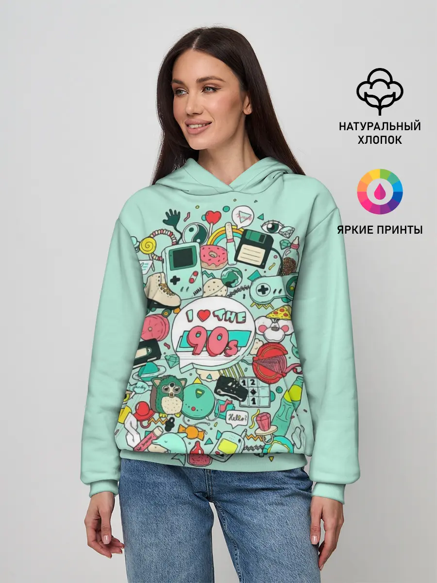 Женское худи / 90-е