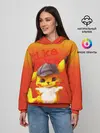 Женское худи / Пика - пика оранжевый