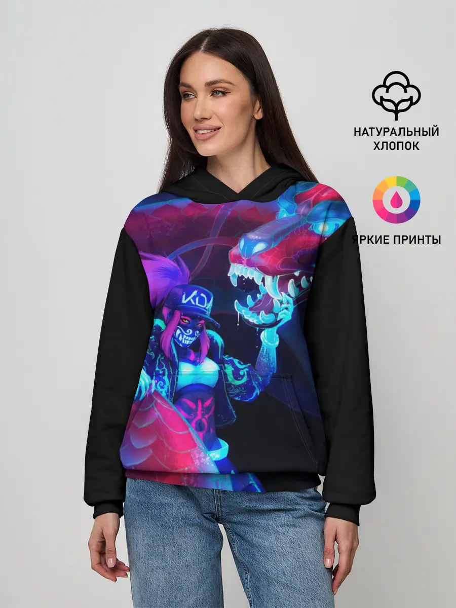 Женское худи / Akali. KDA