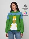 Женское худи / Гомер Симпсон в кустах