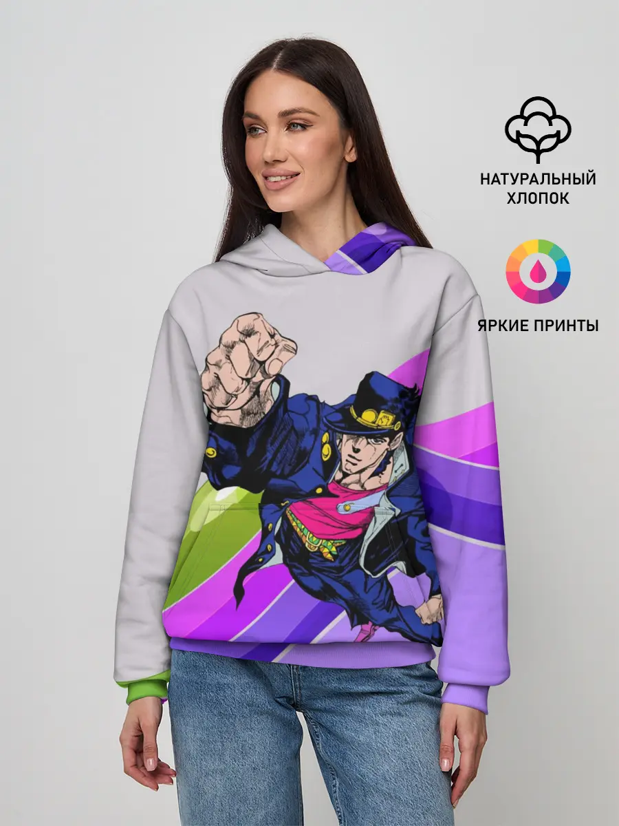 Женское худи / Jojo Jotaro