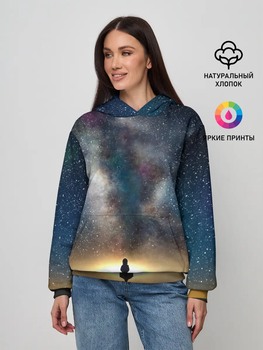 Женское худи / VIOLET EVERGARDEN. Космос