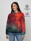 Женское худи / Краски Абстракт